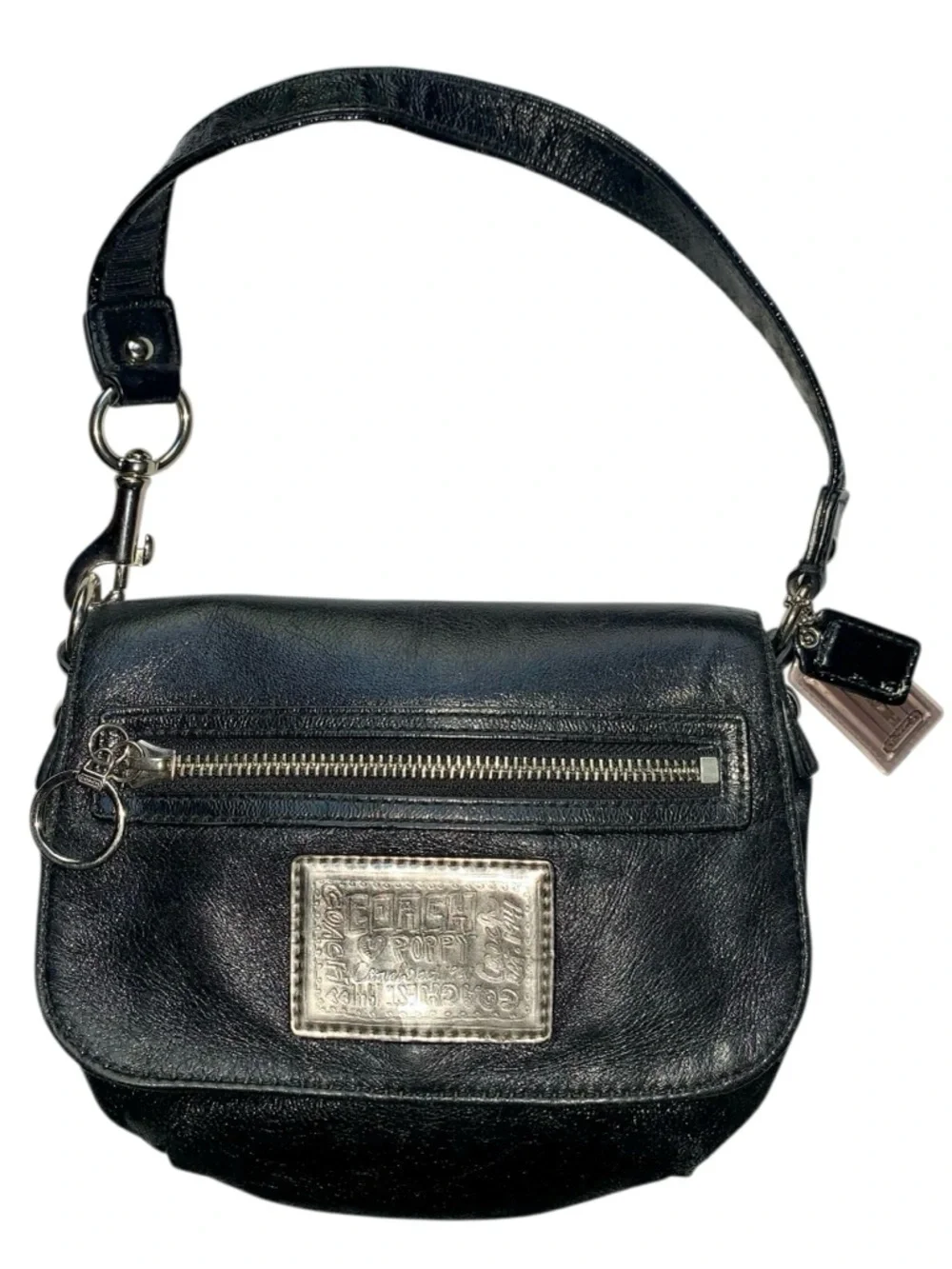 Coach Poppy Leather Purse Small Graffiti Embossed Animal Print - Picture 1 of 14